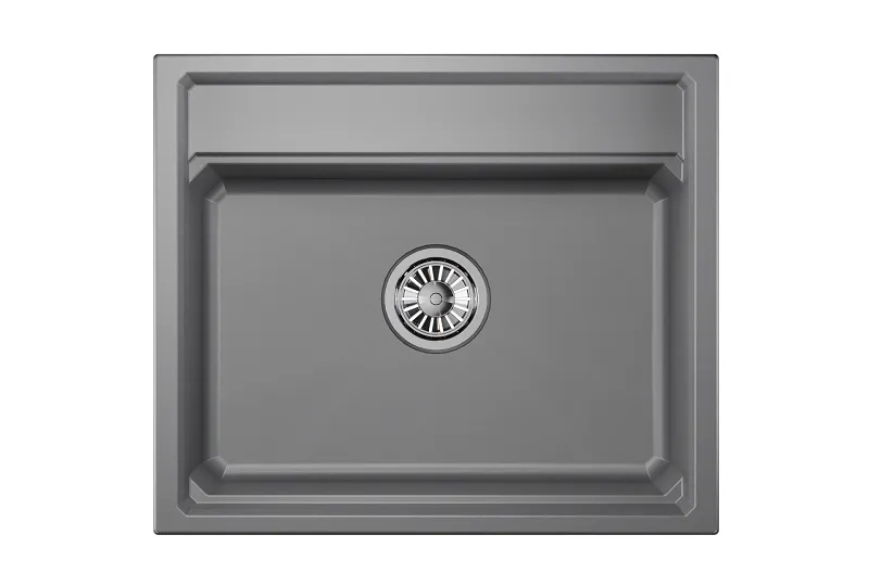 KS-6003, АЛЮМИНИУМ, кухонная мойка, кварц