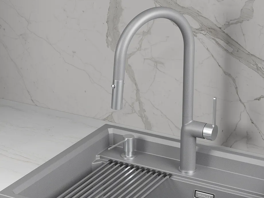 9010, АЛЮМИНИУМ, СМЕСИТЕЛЬ КУХОННЫЙ